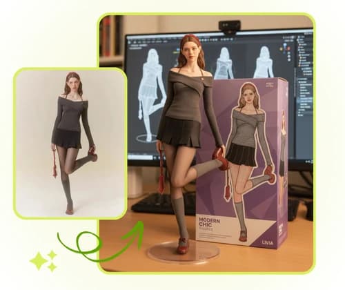 AI Action Figure Generator sample collectible figure
