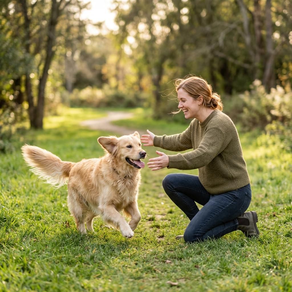 Pet Reunion — Hug in Heaven scene